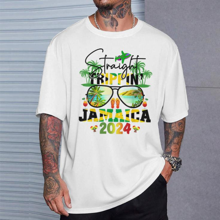 Jamaica 2024 Here We Come Matching Family Vacation Trip T-Shirt Gifts for Him