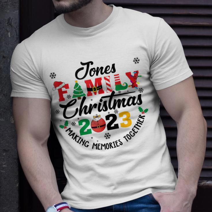 Jones Family Name Christmas Matching Surname Xmas T-Shirt Gifts for Him