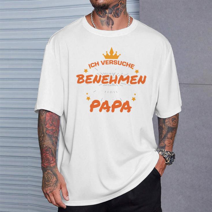 Kind Ich Komme Nach Meinem Papa T-Shirt Geschenke für Ihn