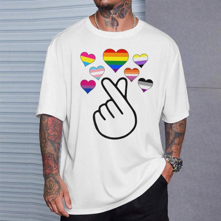 Kpop Gay Pride Lgbt Trans Pan Bisexual Nonbinary Lesbian Ace T-Shirt Gifts for Him