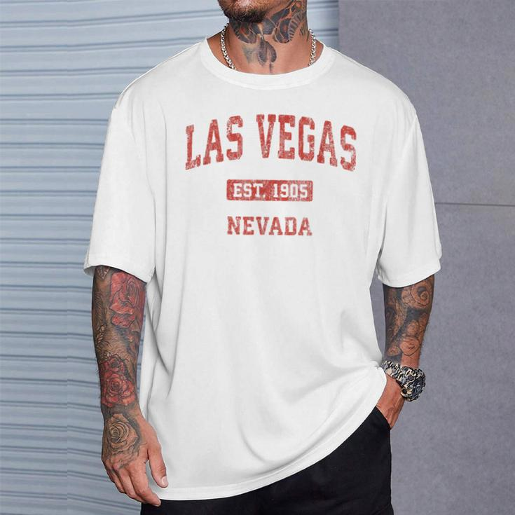 Las Vegas Nevada Nv Vintage Athletic Sports T-Shirt Gifts for Him