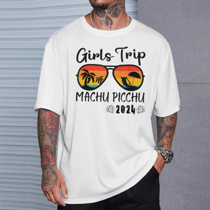 Machu Picchu Peru Girls Trip 2024 T-Shirt Gifts for Him