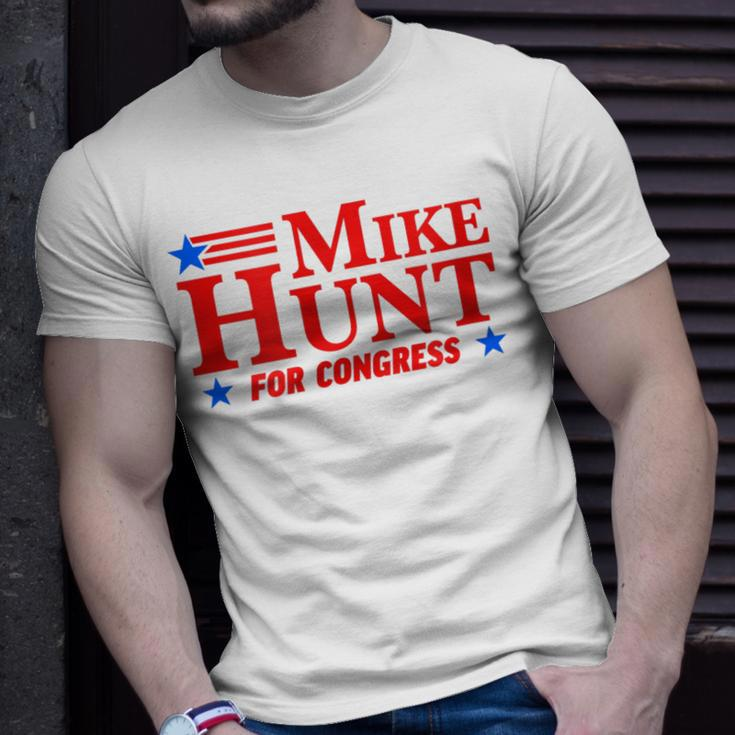Mike Hunt Humor Political T-Shirt Gifts for Him