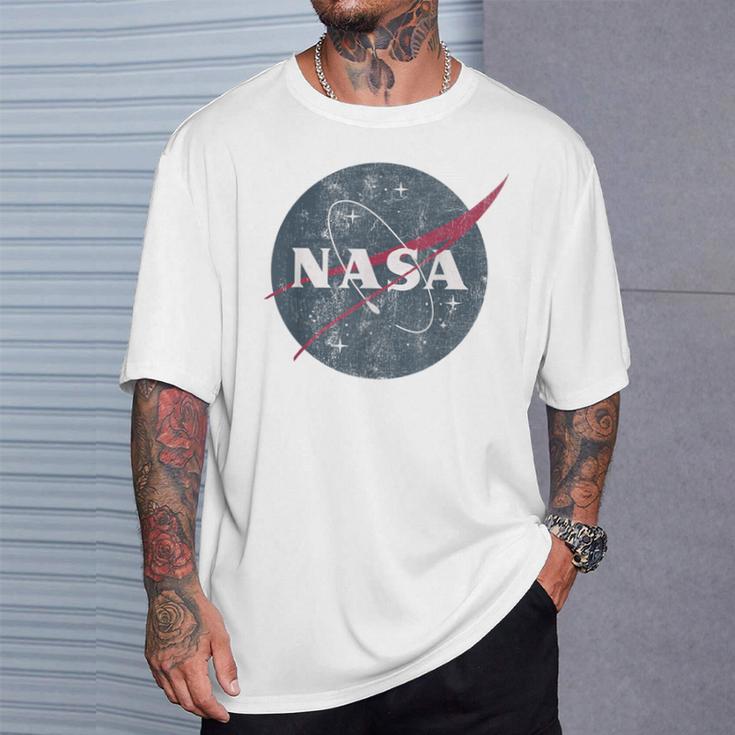 Nasa Simple Vintage Logo T-Shirt Geschenke für Ihn