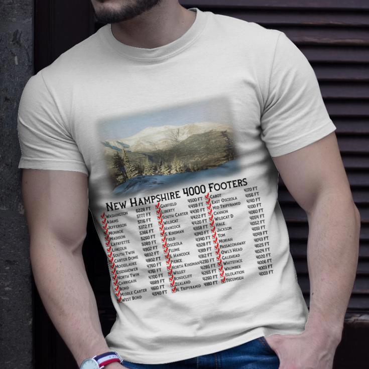 New Hampshire 4000 Footers T-Shirt Gifts for Him