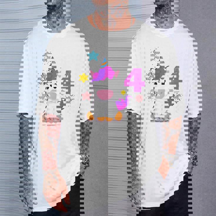 Camiseta Infantil Playeras Estampadas De Unicornio Baby And Niños