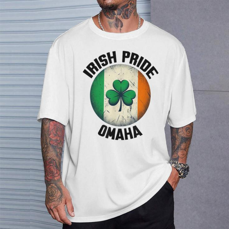 Omaha Irish Pride St Patrick's Day T-Shirt Gifts for Him
