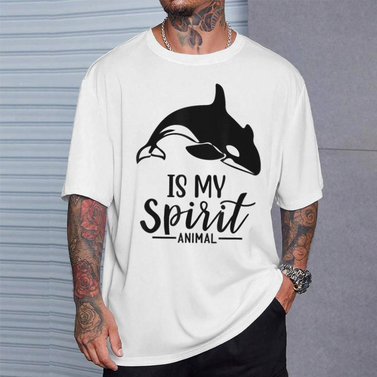 Orca Is My Ghost Tier I Orca Whale I Orca S T-Shirt Geschenke für Ihn