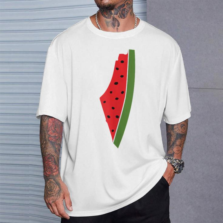 Palestine Peace Palestinian Watermelon T-Shirt Gifts for Him