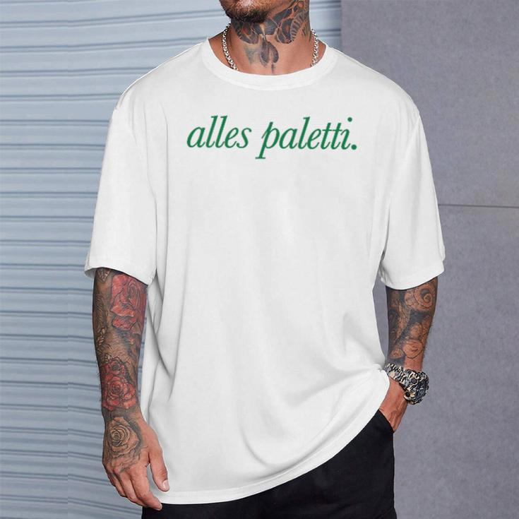 All Paletti – Baucholl Spaghetti X Livelife – 2 Sides T-Shirt Geschenke für Ihn