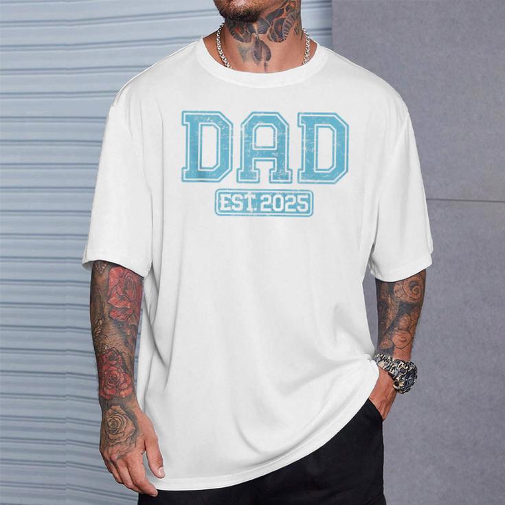 Papa 2025Ater 2025 Soon To Be Dad Est 2025 Kapuzenjacke T-Shirt Geschenke für Ihn