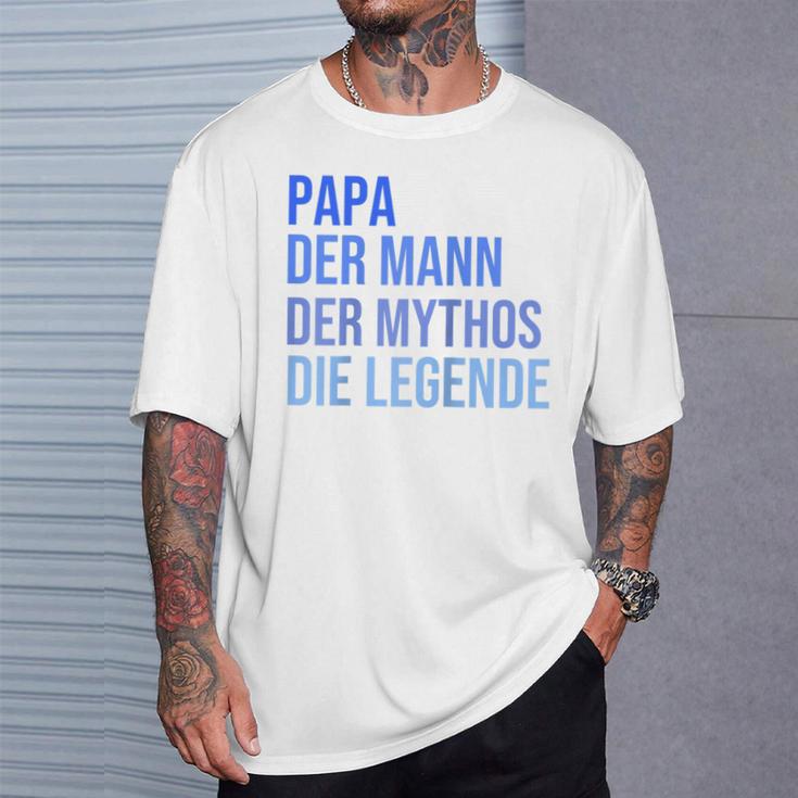 Papa Der Mann Der Mythos Die Legende Raglan T-Shirt Geschenke für Ihn