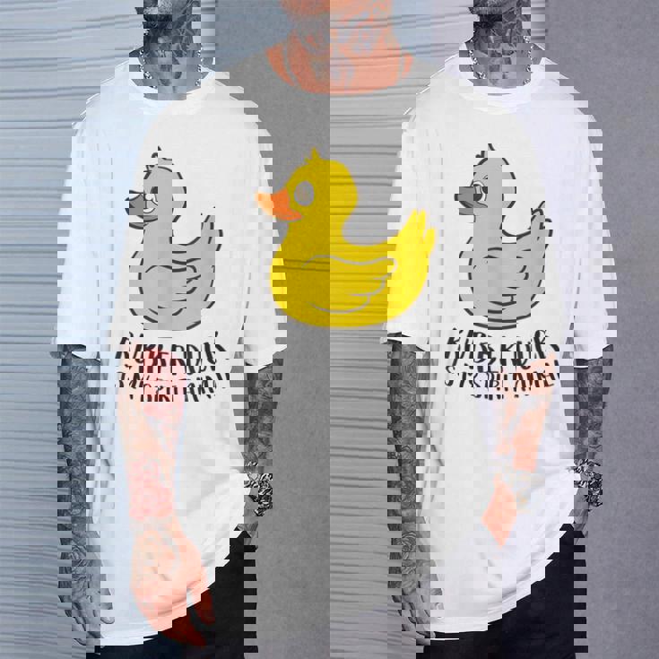 Pato De Goma Espíritu Animal Pato Camiseta unisex Regalos para él