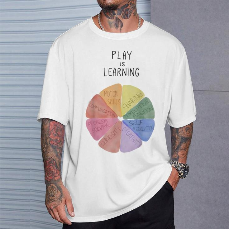 Play Is Learning Teacher T-Shirt Gifts for Him