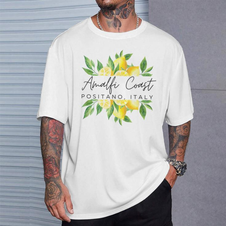 Positano Amalfi Coast Italy Lemon Bliss T-Shirt Gifts for Him