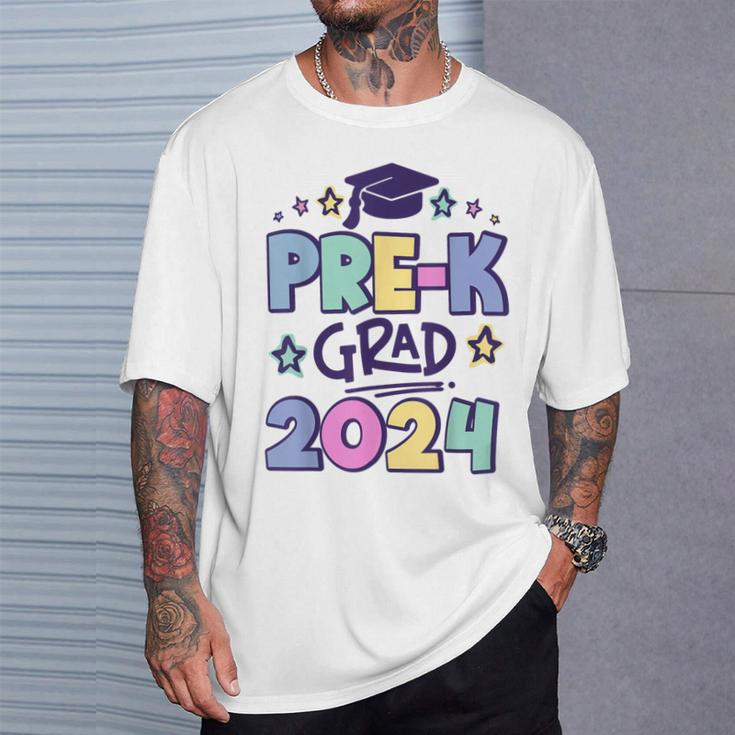 Pre-K Grad 2024 Preschool Graduation 2024 T-Shirt Gifts for Him