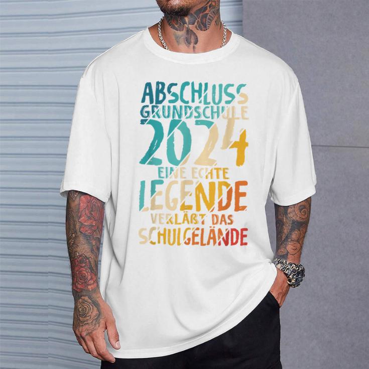 Primary School 2024 Eine Legende Primary School Graduation 2024 T-Shirt Geschenke für Ihn