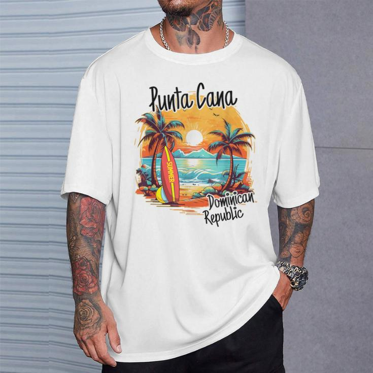 Punta Cana Dominican Republic Vacation Beach Family Trip T-Shirt Gifts for Him