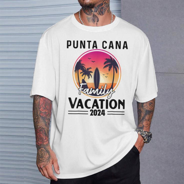 Punta Cana Family Vacation 2024 Matching Dominican Republic T-Shirt Gifts for Him