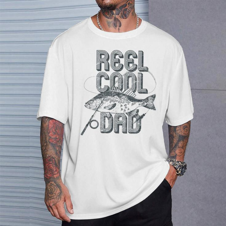 Reel Cool Dad Fishing Fathers Day For Fisherman T-Shirt Gifts for Him