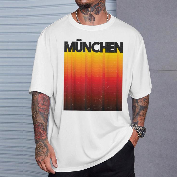 Retro Munich T-Shirt Geschenke für Ihn