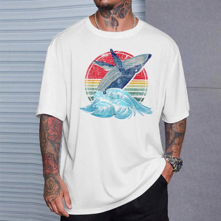 Retro Whale T-Shirt Geschenke für Ihn