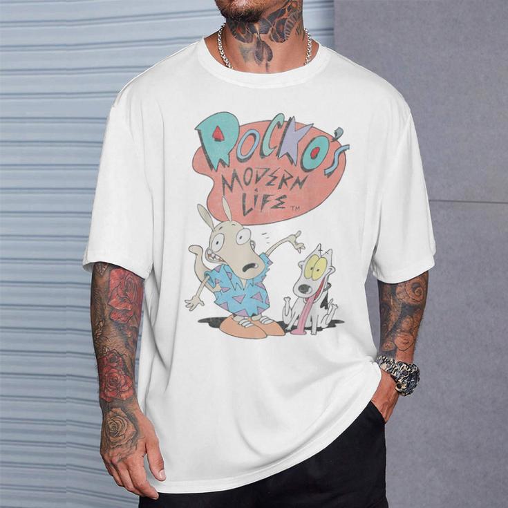 Rockos Modern Life Rocko And Spunky T-Shirt Gifts for Him