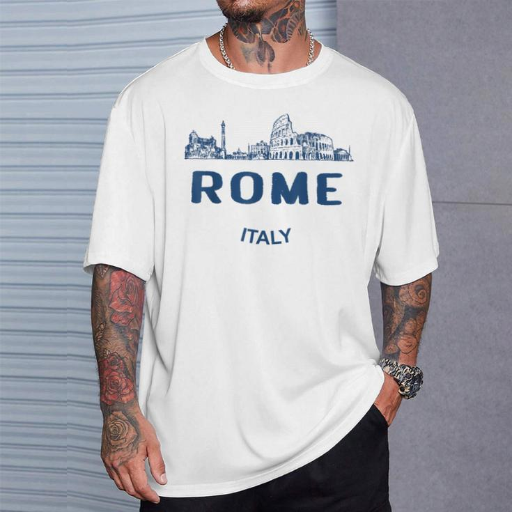Rome Vintage Rome Travel Italy Souvenirs T-Shirt Gifts for Him