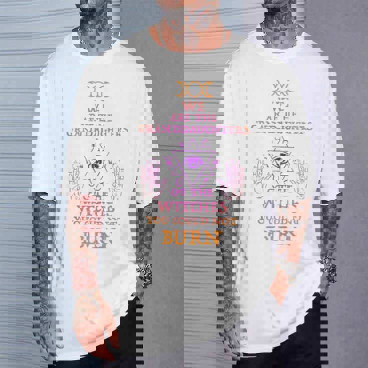 Somos Las Nietas De Las Brujas Que No Podrías Quemar Sin Mangas Camiseta unisex Regalos para él