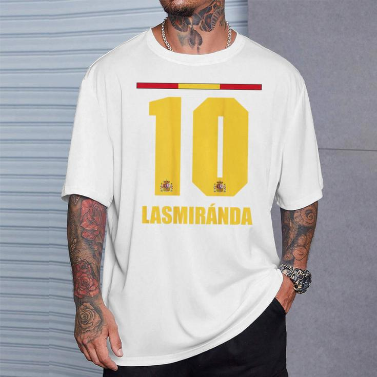 Spain Sauf Jersey Lasmiranda Sun Name T-Shirt Geschenke für Ihn