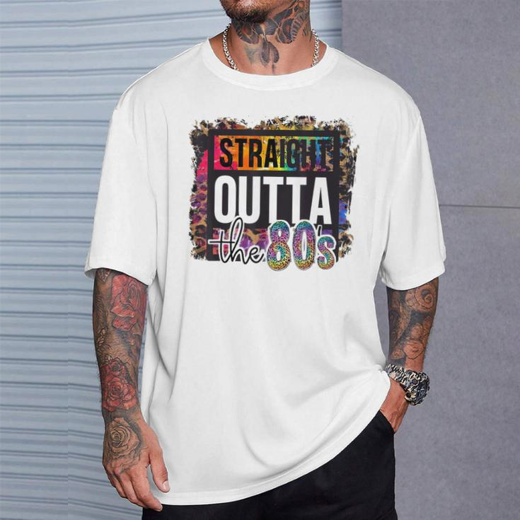 Straight Outta The 80S I Love The 80'S Totally Rad Eighties T-Shirt Gifts for Him