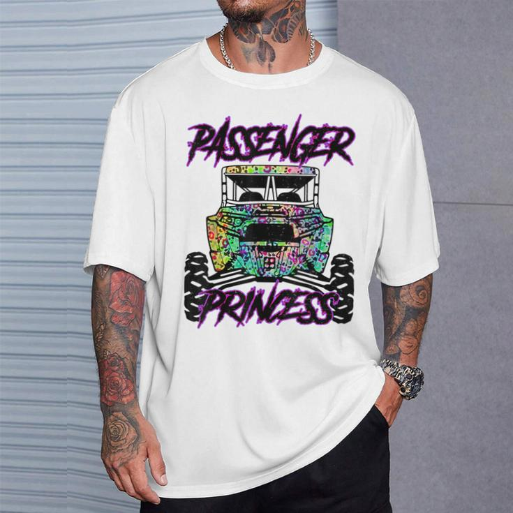 Sxs Utv Passenger Princess Off-Road Adventure Enthusiast T-Shirt Gifts for Him