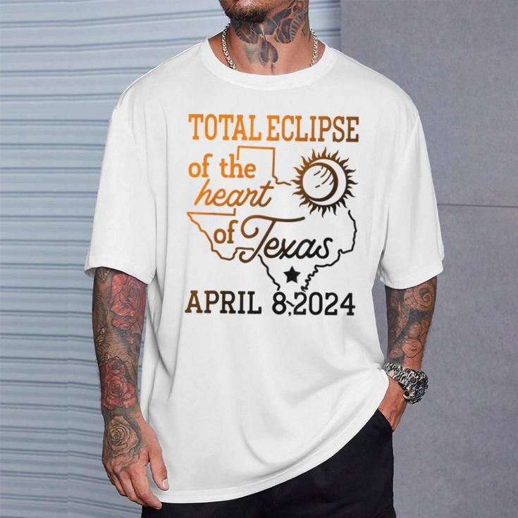 Total Eclipse Of The Heart Of Texas April8 T-Shirt Gifts for Him