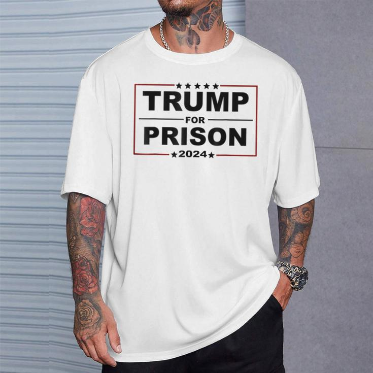 Trump For Prison 2024 Support Trump 4Th Of July T-Shirt Gifts for Him