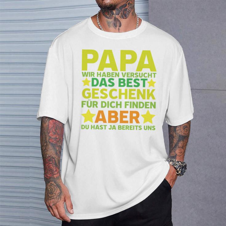 Vater Papaatertag Herrentag Tochhter T-Shirt Geschenke für Ihn