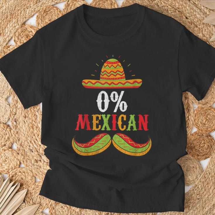 0 Mexican Cinco De Mayo Fiesta Sombrero Boys Men T-Shirt Gifts for Old Men