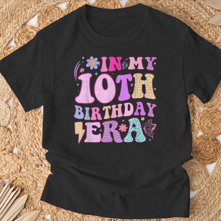 In My 10Th Birthday Era Ten Bday 10 Year Old Birthday Girl T-Shirt Gifts for Old Men