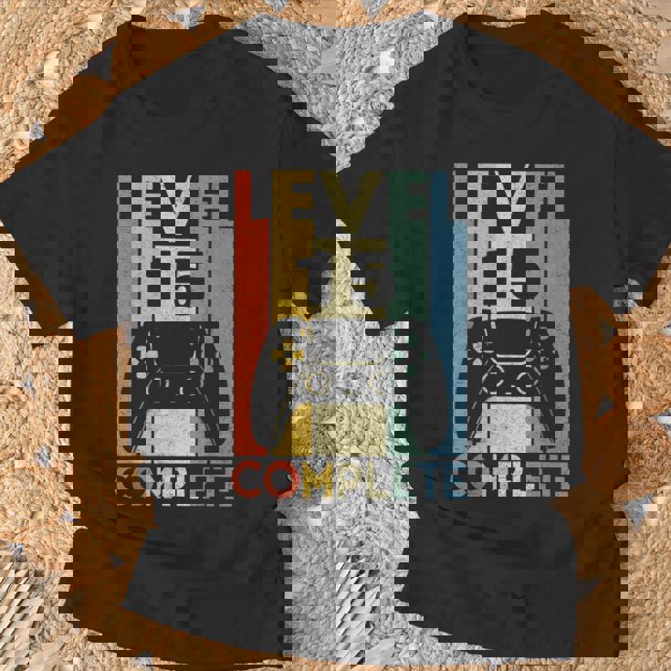15 Años Cumpleaños Niño Niña Chico Chica Regalo Level 15 Camiseta unisex Regalos para ancianos