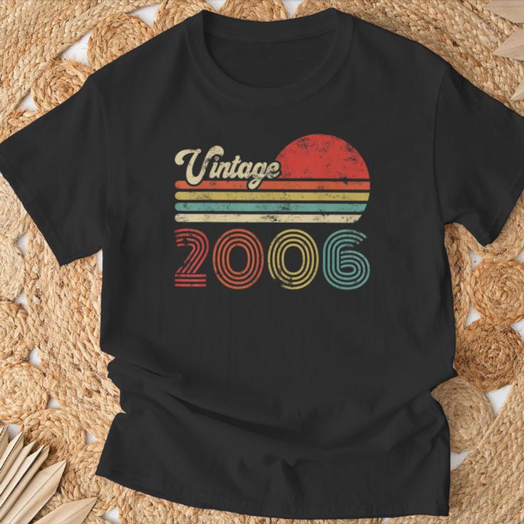 18 Year Old Birthday Vintage 2006 18Th Birthday T-Shirt Gifts for Old Men