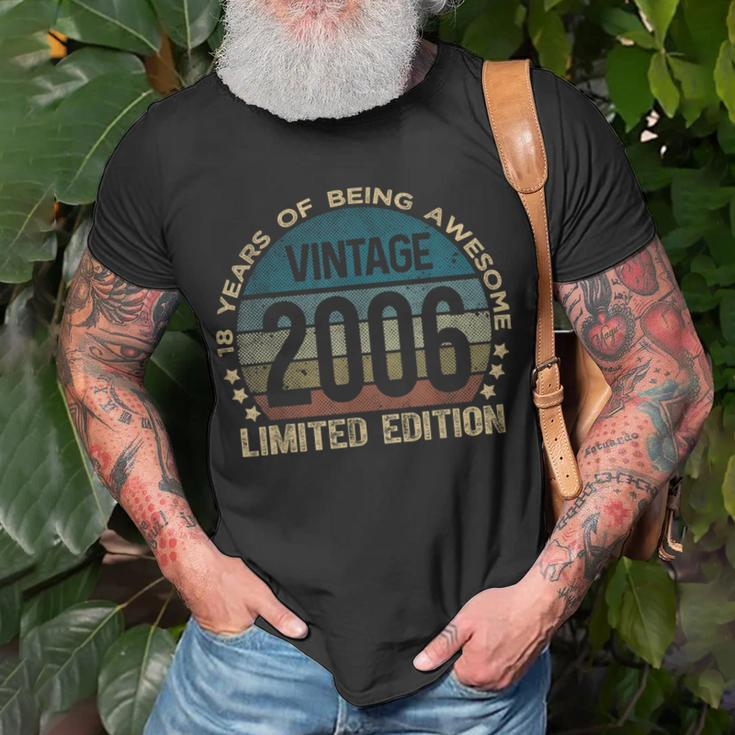 18Th Birthday 18 Year Old Vintage 2006 Limited Edition T-Shirt Gifts for Old Men