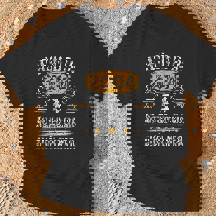 19 Años Cumpleaños Regalo Hombre Hecho En 2004 Hecho En 2004 Camiseta unisex Regalos para ancianos