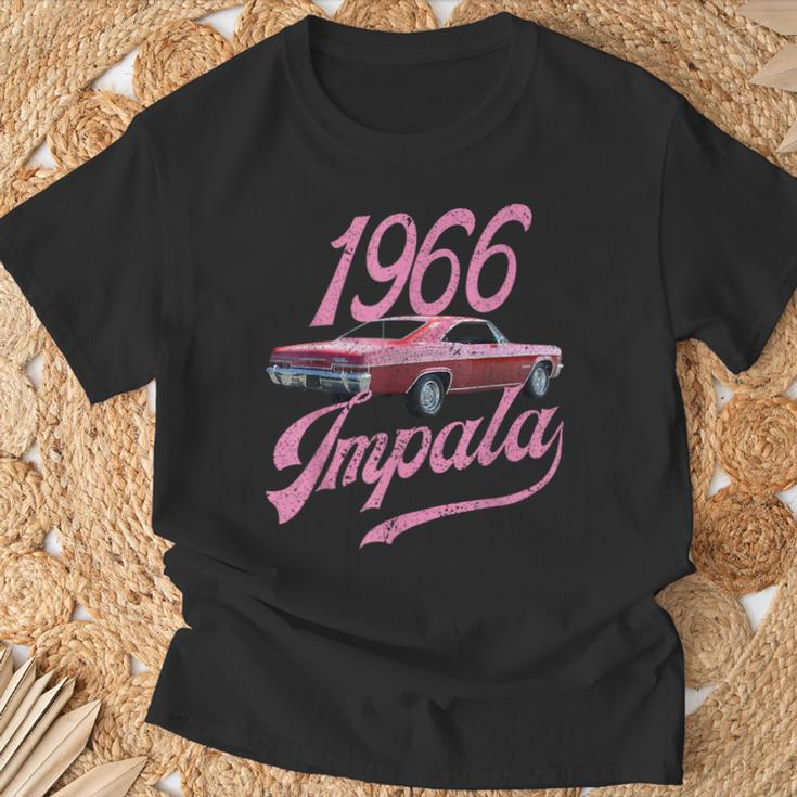 1966 66 Impala Lowrider Ss Chevys T-Shirt Gifts for Old Men