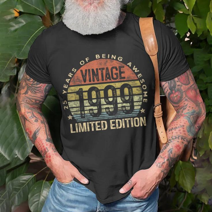 25 Year Old Vintage 1999 Limited Edition 25Th Birthday T-Shirt Gifts for Old Men