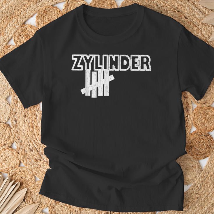 5 Cylinder Car Five-Cylinder Tuner T-Shirt Geschenke für alte Männer