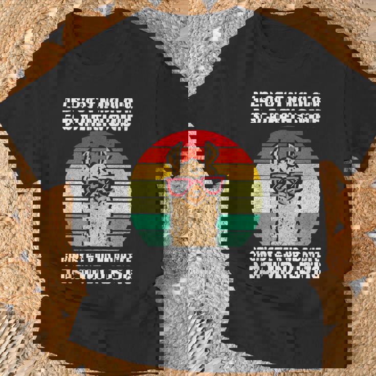 50Th Birthday 50 Jahre Als Gott Mich Vor 50 Jahre Schuf Black T-Shirt Geschenke für alte Männer