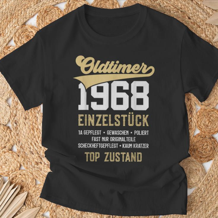 55 Jahre Oldtimer 1968 Vintage 55Th Birthday Black T-Shirt Geschenke für alte Männer