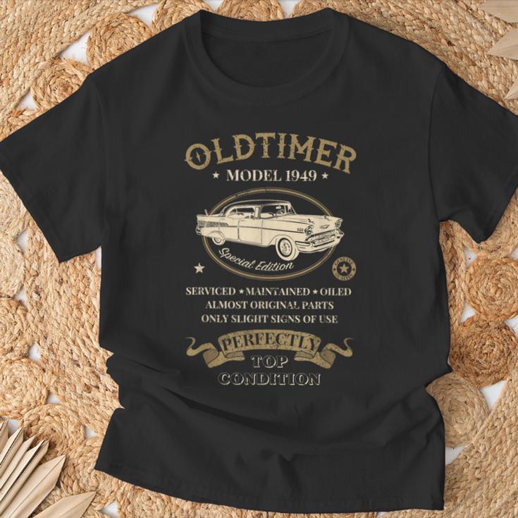 75 Geburtstagintage Oldtimer Modell 1949 T-Shirt Geschenke für alte Männer