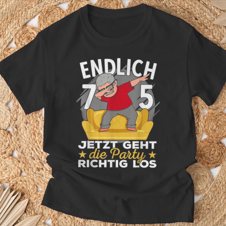 75Th Birthday Man Ich Bin Jetzt 75Th Birthday Grandpa T-Shirt Geschenke für alte Männer