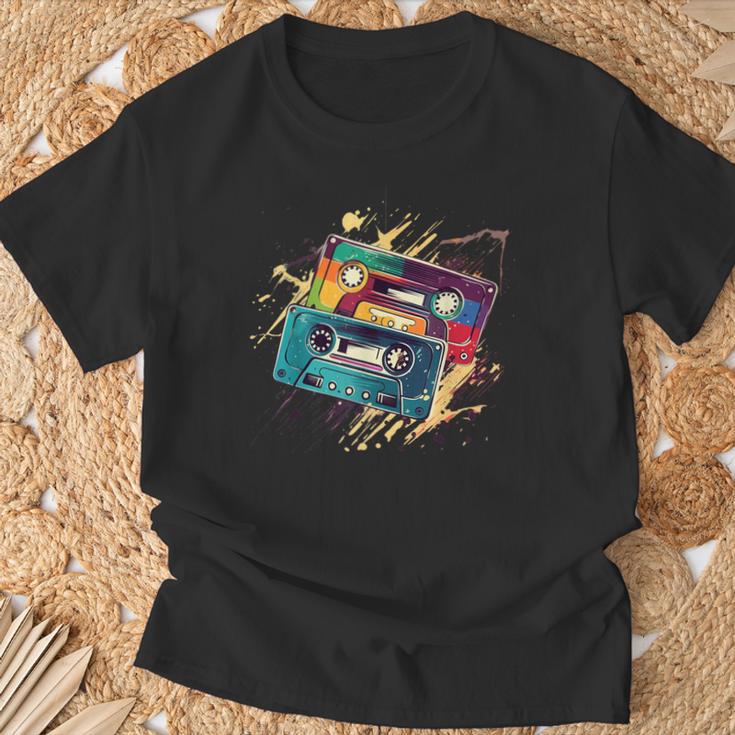 80S 90S Retrointage Cassette T-Shirt Geschenke für alte Männer