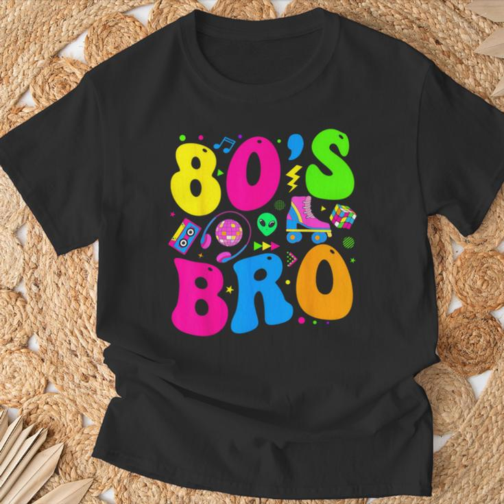 This Is My 80S Bro 80'S 90'S Theme Party Outfit 80S Costume T-Shirt Gifts for Old Men